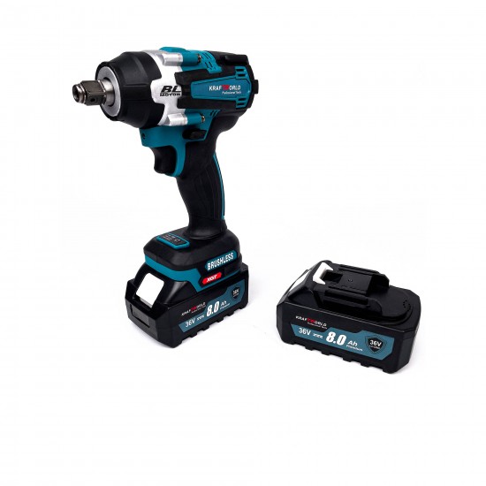 Set Masina de impact kraftworld și flex German meister 4 acumulatori